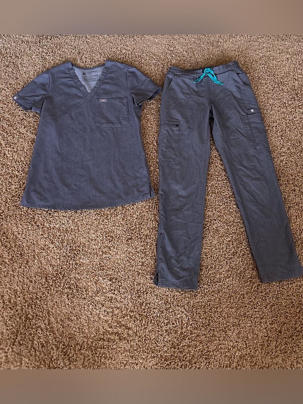 Figs Grey Scrub Set XXSP